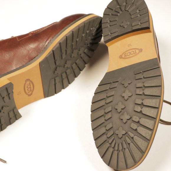 Tod's Lace up Size 11 US Brown - Picture 5 of 9
